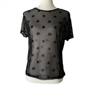 Misguided‎ Sheer Stars Tee